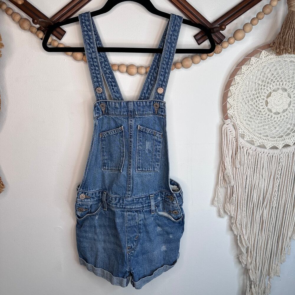 Levi's Jean Denim Short Overalls